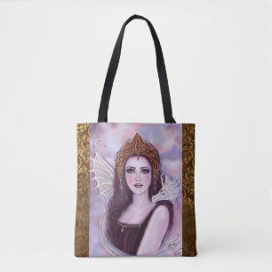 Bolsa Tote Deusa Deméter com serpente por Renee Lavoie