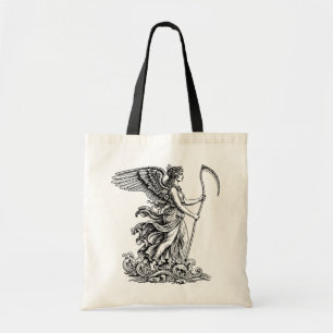 Bolsa Tote deusa grega Vênus o mar com a longa foice