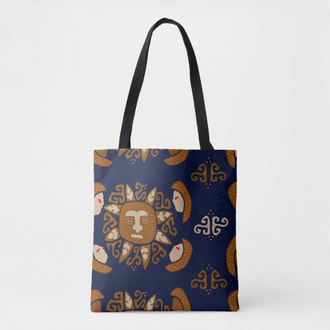 Bolsa Tote Deuses do Sol Kuna Indianos (Frente)