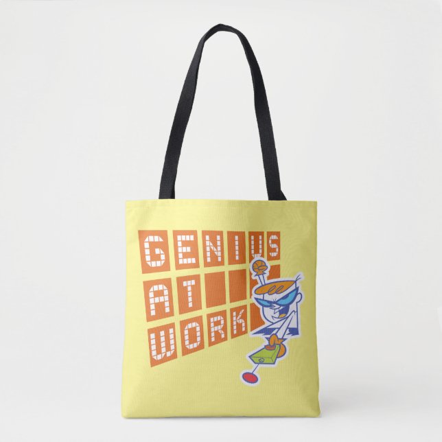 Bolsa Tote Dexter "Genius At Work" (Frente)