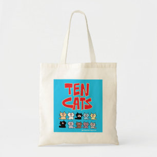 Bolsa Tote Dez gatos - tudo junto agora!