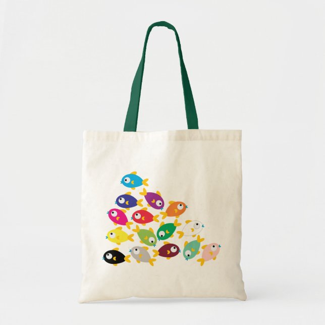 Bolsa Tote Dez peixes (Frente)