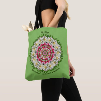 Bolsa Tote Dezembro Nascimento Mês Flor Personalizado Carryal