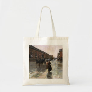 Bolsa Tote Dia Chuvoso, Boston por Frederick Childe Hassam
