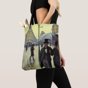 Bolsa Tote Dia chuvoso da rua de Paris por Gustave