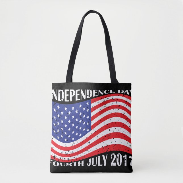 Bolsa Tote Dia da Independência & quarto julho de 2017 (Frente)