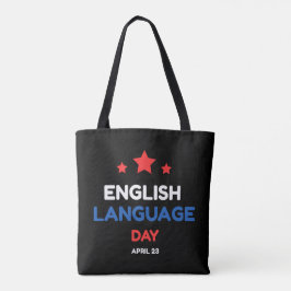 Bolsa Tote Dia da Língua Inglesa