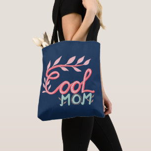 Bolsa Tote Dia da Mãe Azul, Marinho e Mão legal