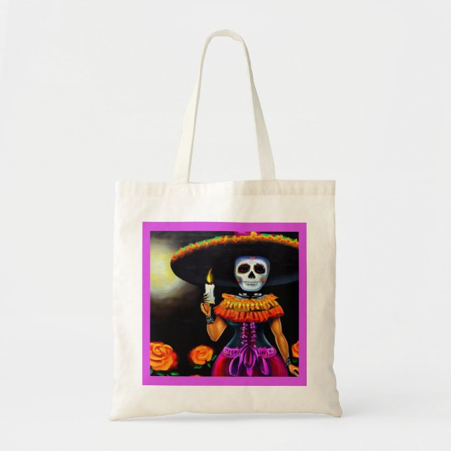 Bolsa Tote Dia da Mulher Morta 2 (Frente)
