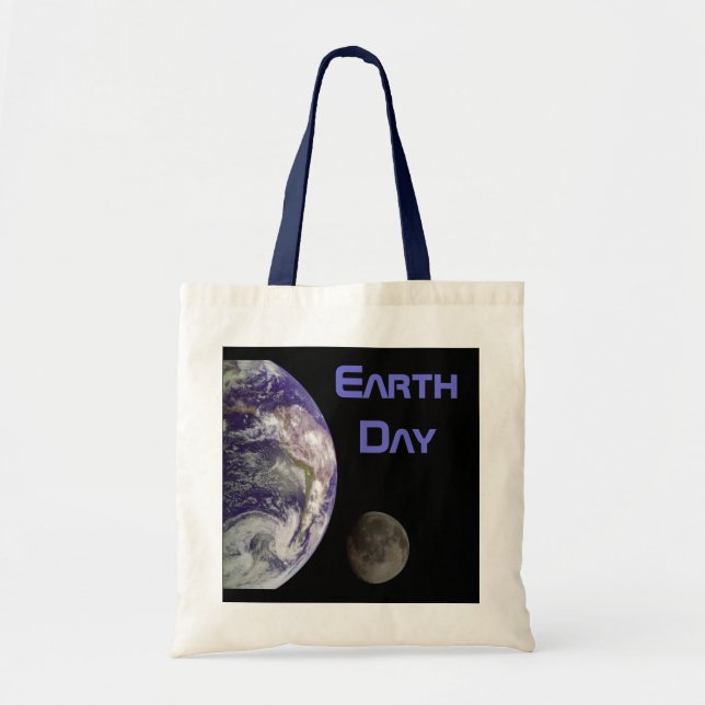 Bolsa Tote Dia da Terra 2012 - Terra em plena vista (Frente)