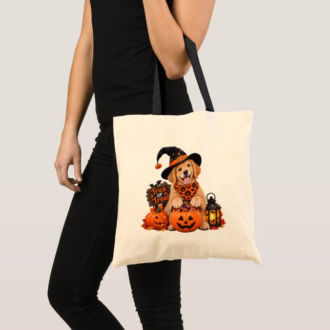 Bolsa Tote Dia das Bruxas (Frente (produto))