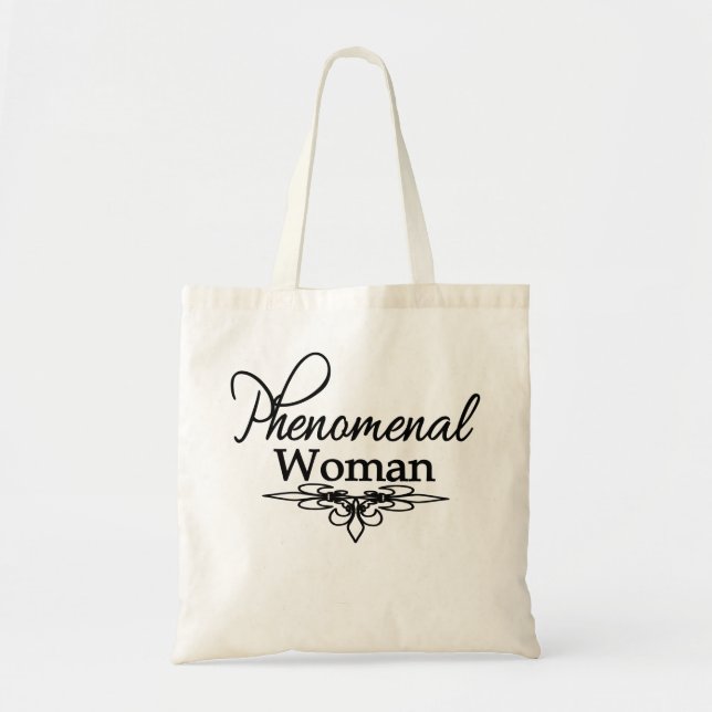 Bolsa Tote Dia das mães fenomenal da mulher/algum dia (Frente)