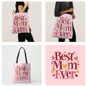 Bolsa Tote Dia das Mães Melhor Mãe de Todos os Tempos