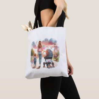 Bolsa Tote Dia das Mamas e Crianças no Parque