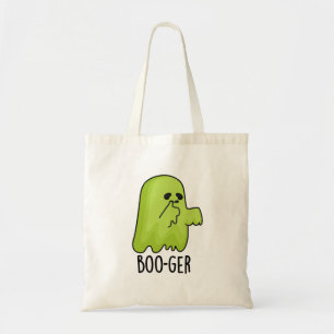 Bolsa Tote Dia de as Bruxas engraçado Boo-ger Booger Ghost Pu