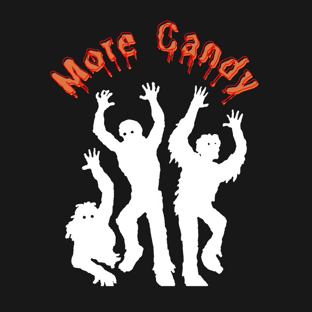 Bolsa Tote Dia de as Bruxas engraçado Candy Zombies (Criador carregado)