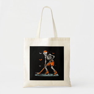 Bolsa Tote Dia de as Bruxas engraçado do Skeleton Ice Hallowe