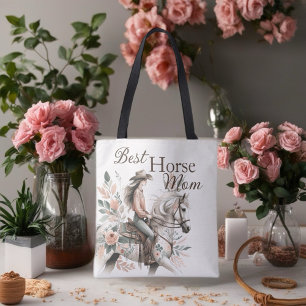 Bolsa Tote Dia de as mães da mãe do cavalo