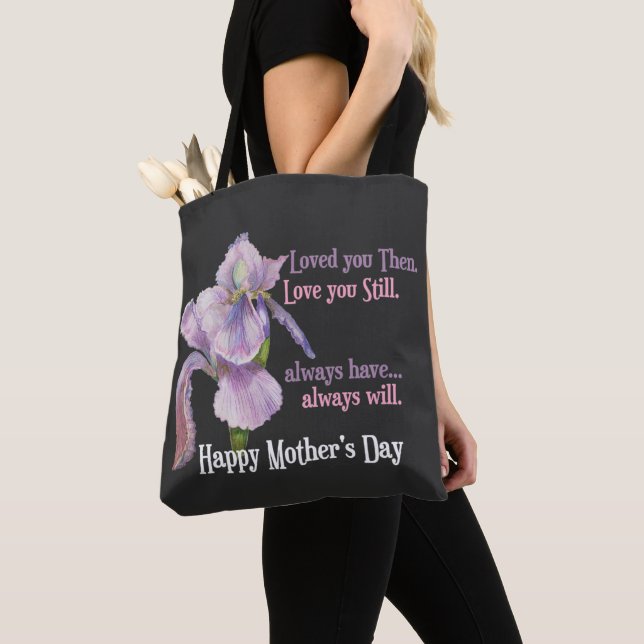 Bolsa Tote Dia de as mães de Amor Iris Rosa (Close Up)