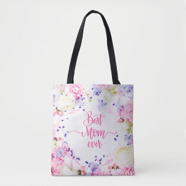 Bolsa Tote Dia de as mães Feliz (Frente)