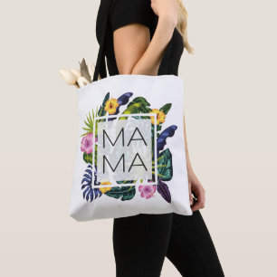 Bolsa Tote Dia de as mães Mama Flores
