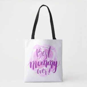 Bolsa Tote Dia de as mães Simples Da Melhor Mãe De Todos Os