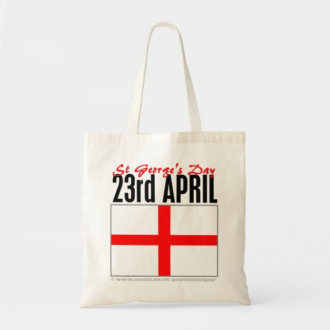 Bolsa Tote Dia de Inglaterra, St George (Frente)