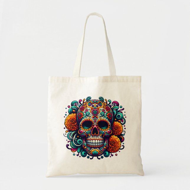 Bolsa Tote Dia de muertos (Frente)