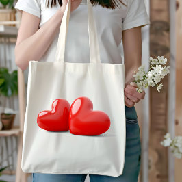 Bolsa Tote Dia de os namorados 3D Saco de Toques de Amor Esté