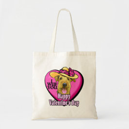 Bolsa Tote Dia de os namorados Airedale Terrier