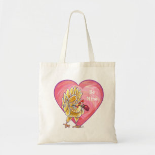 Bolsa Tote Dia de os namorados de frango