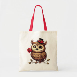 Bolsa Tote dia de os namorados de Suave Owl