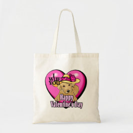 Bolsa Tote Dia de os namorados Labrador Retriever