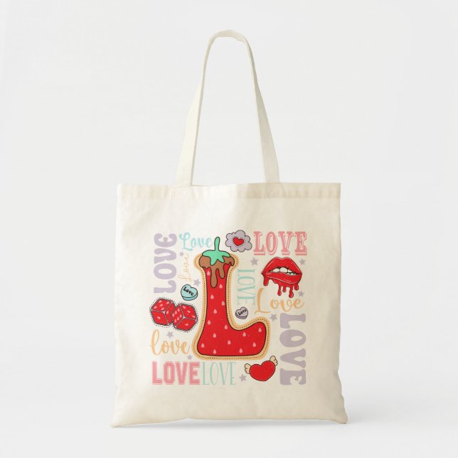 Bolsa Tote Dia de os namorados Love (Frente)