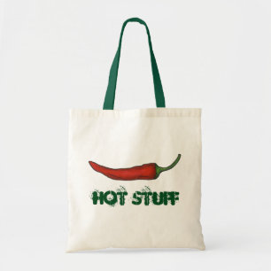 Bolsa Tote Dia de os namorados Vermelho Chili Pepper Veggie