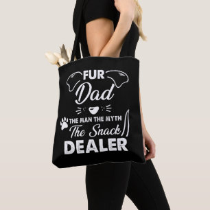 Bolsa Tote Dia de os pais Cão Melhor Pai Nunca