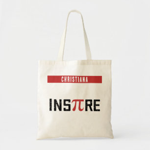 Bolsa Tote Dia de Pi InsPire Personalizado Presentes de Mat