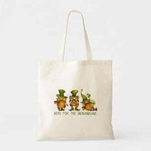 Bolsa Tote Dia de São Patrício Engraçado dos Gnomos Irland