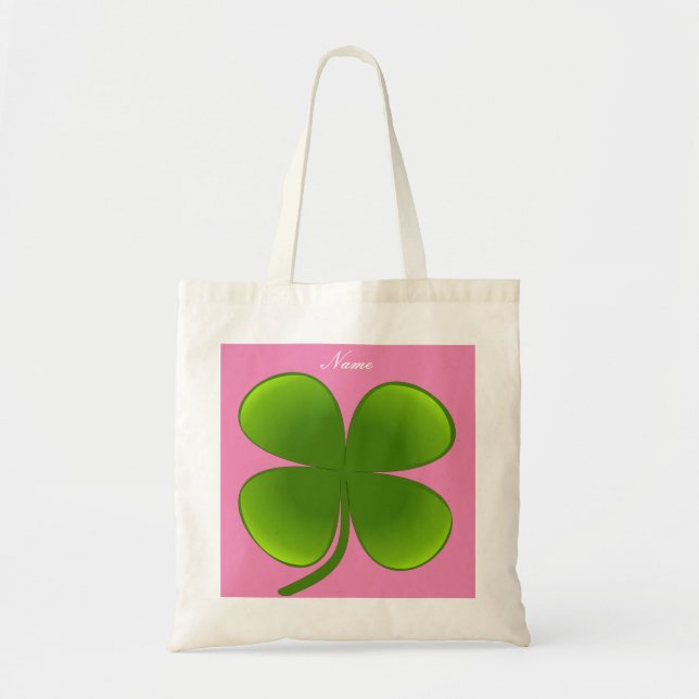 Bolsa Tote Dia de São Patrício Shamrocks Thunder_Cove (Frente)