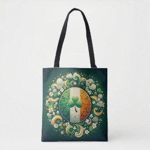 Bolsa Tote Dia de São Patrick/Irlanda/Irlandês