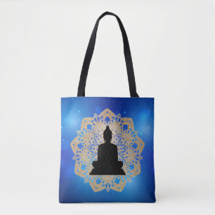 Bolsa Tote Dia de Vesak Buda e Mandala Vaisakha Purnima