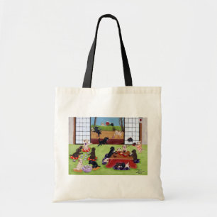 Bolsa Tote Dia do ano novo japonês Labradors