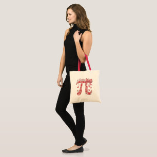 Bolsa Tote Dia do Cutie Pi Coquette Mulheres Crianças Meninas
