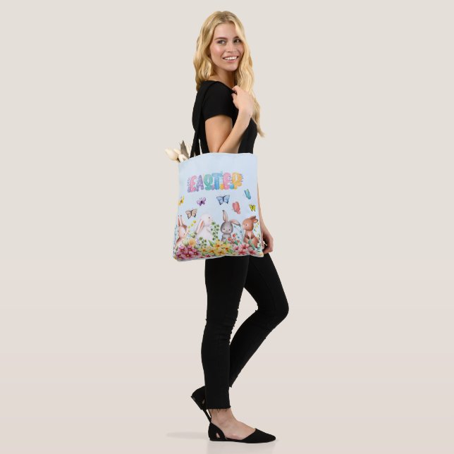 Bolsa Tote Dia do Felz pascoa Engraçado (No(a) Modelo)