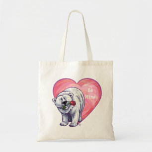 Bolsa Tote Dia dos namorados do urso polar