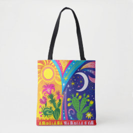 Bolsa Tote Dia e Noite no Deserto