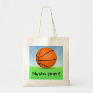 Bolsa Tote Dia ensolarado do basquetebol dos esportes do