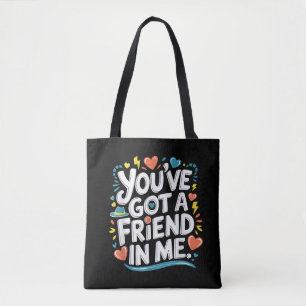 Bolsa Tote Dia Internacional da Amizade Você tem um Amigo