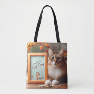 Bolsa Tote Dia Internacional da Gata
