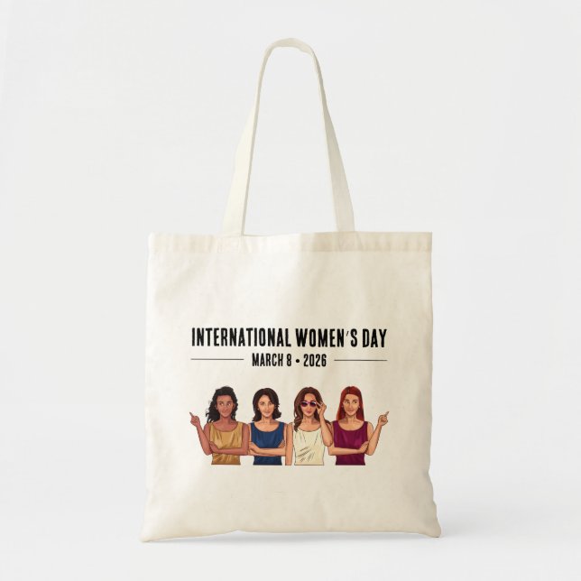 Bolsa Tote Dia Internacional da Mulher (Frente)